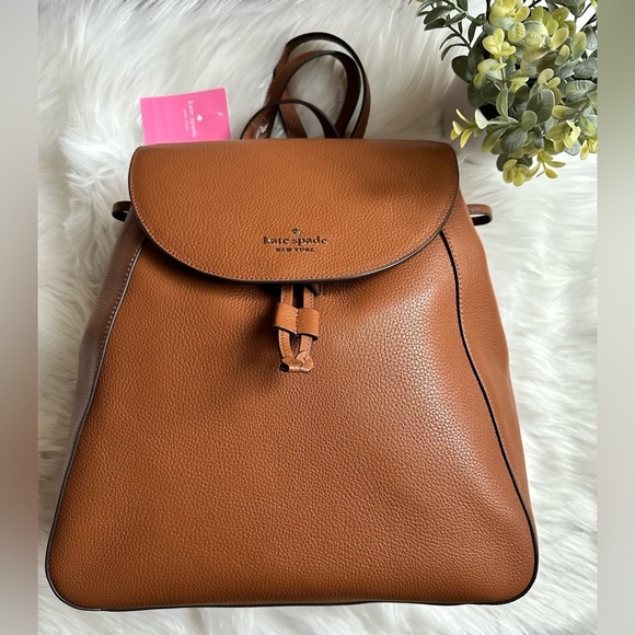 kate spade Handbags - NWT Kate Spade Pebbled Leather Large Leila Backpack
